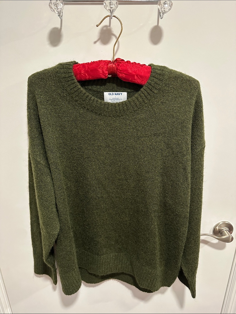 Old Navy Olive Crewneck Sweater - Women's